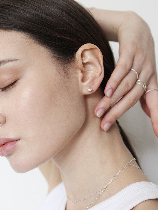 [Silver925] TNH013 Harmony of stone earring