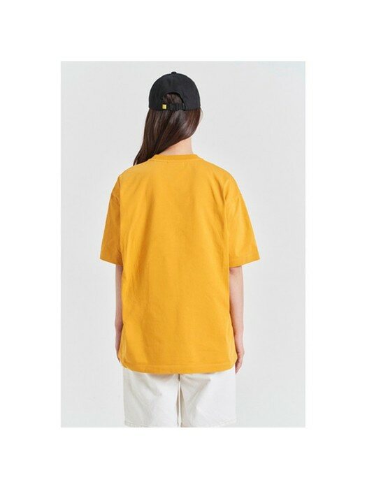 EGGDROP embossing egg tee shirt (egg yolk yellow)_CQTAM21403MUX