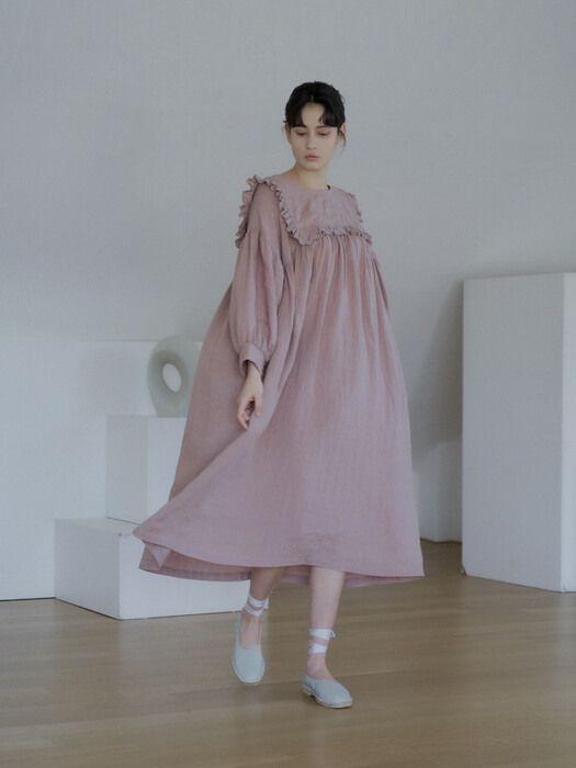 [Linen100%]French linen victoria dresses - 3color
