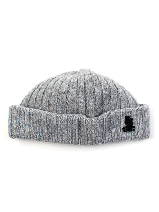 Gray Wool Short Beanie 숏비니