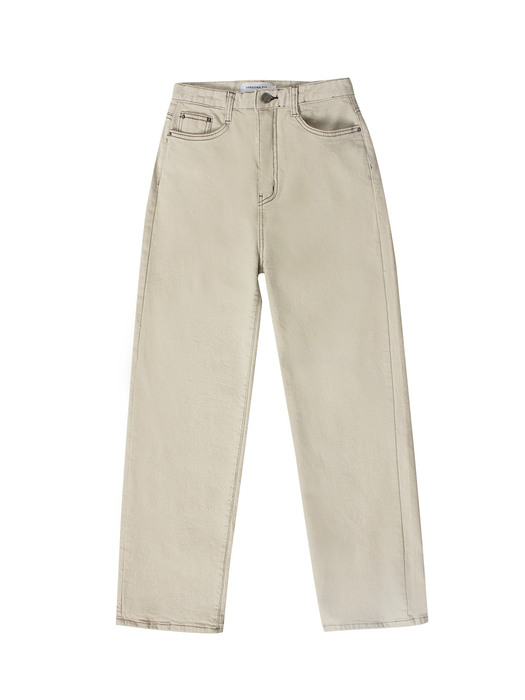 [WIDE] Island Jeans Beige