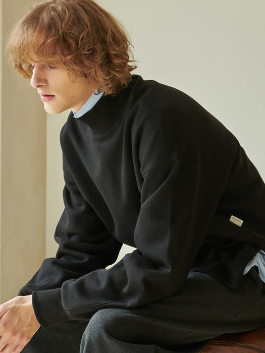 TA-130 B-TURTLE NECK MTM_BK