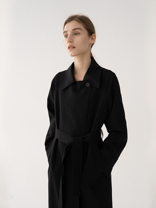 SS21 Double Coat Black