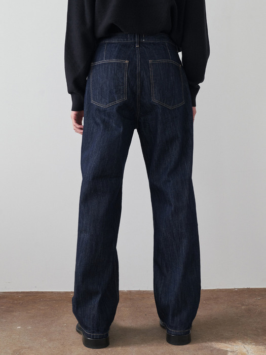 ACTION SLOP WIDE JEANS_INDIGO