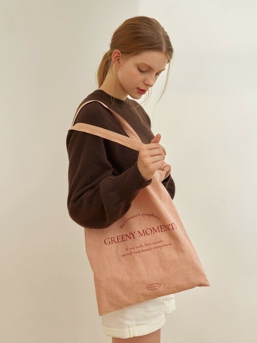 Greeny eco bag (Misty rose)