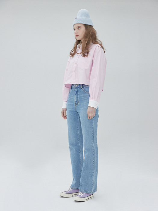 Crop shirt 001 Pink
