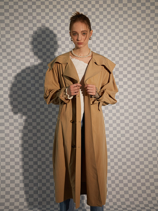 BIG KARA TRENCH COAT_BEIGE