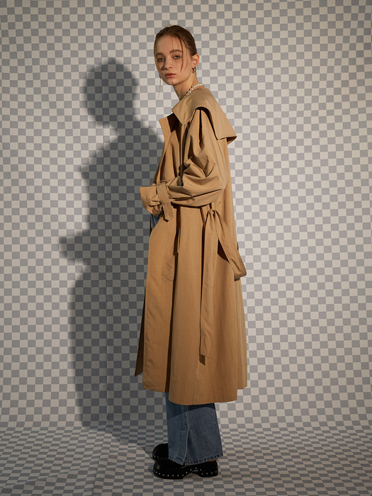 BIG KARA TRENCH COAT_BEIGE