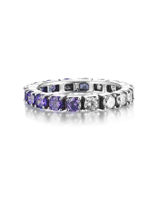  Star Candy Half Ring- purple