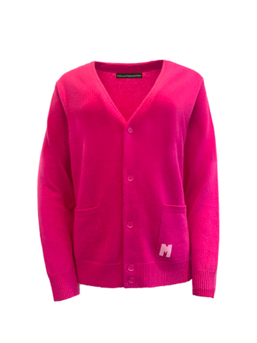  90/10 wool/cashmere cardigan Fuchsia Pink