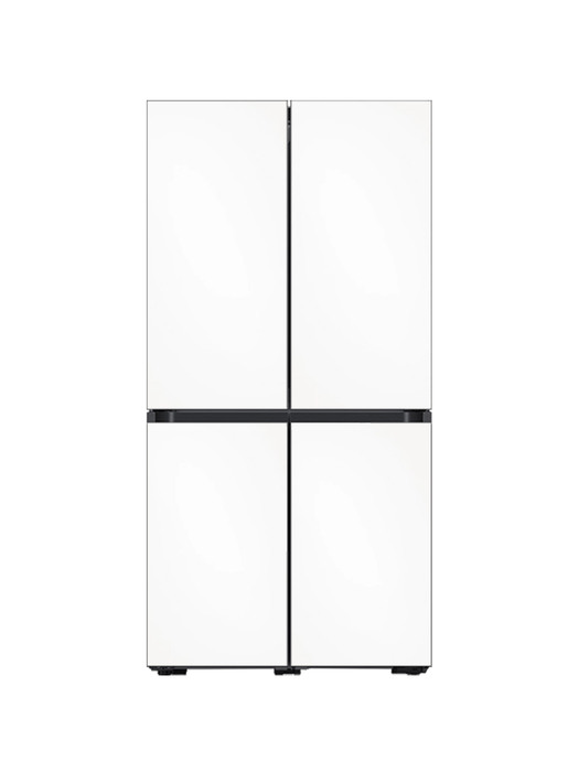 공식파트너 삼성전자 비스포크 양문형 냉장고 RF85B9002W6 새틴화이트