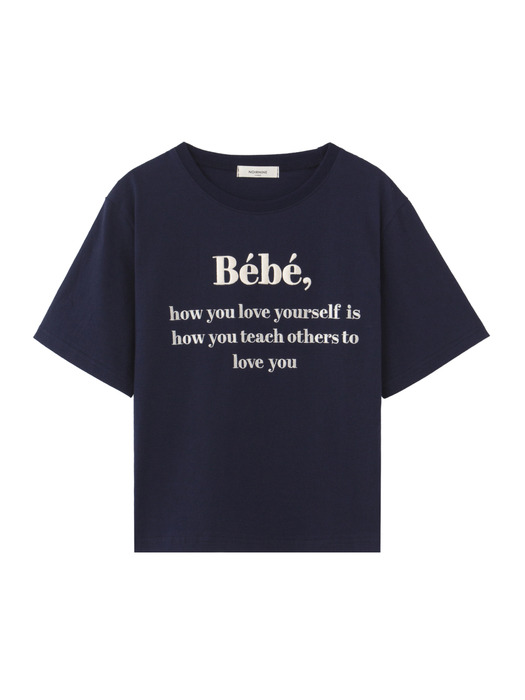Bebe T-shirts [NAVY]