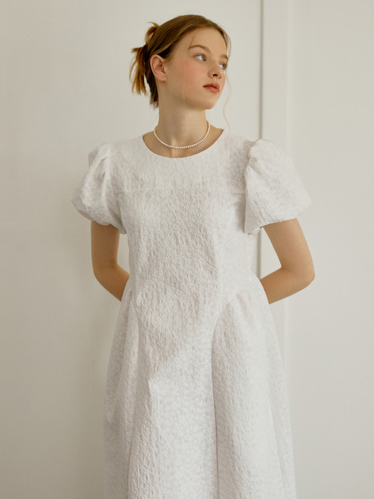 [단독]Daisy puff lace dress 2colors