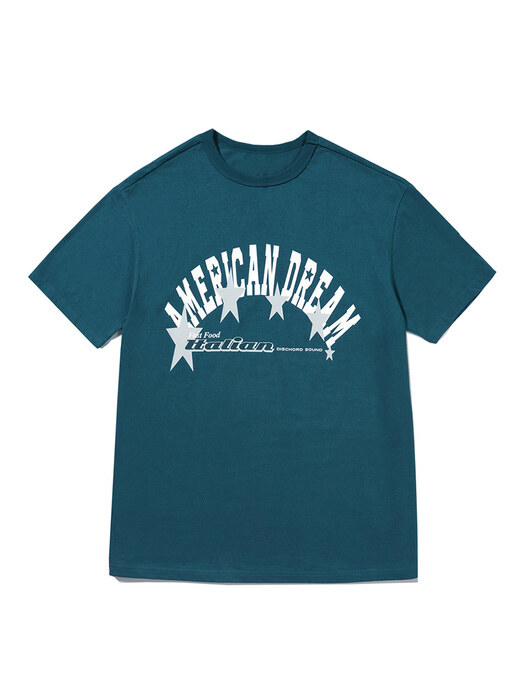 STAR TEE [TEAL BLUE]