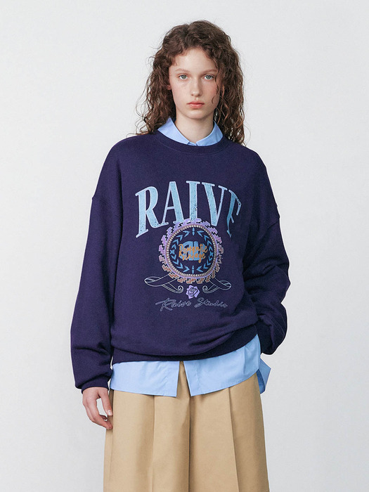 RAIVE Sweatshirt in Navy VW2AE331-23