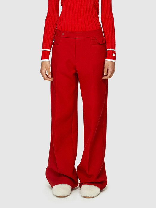 22FW POCKET POINT PANTS - RED
