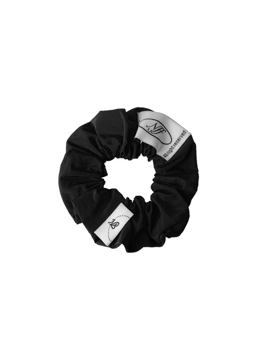 nylon hair scrunchie_black