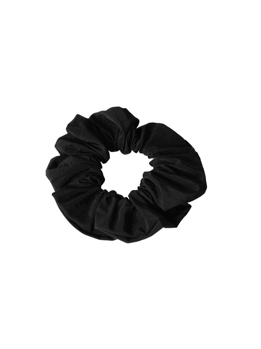 nylon hair scrunchie_black