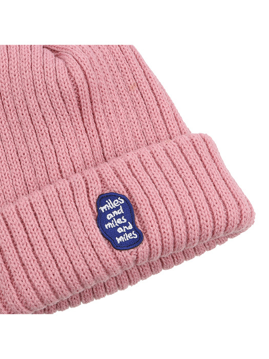 knit beanie_pink