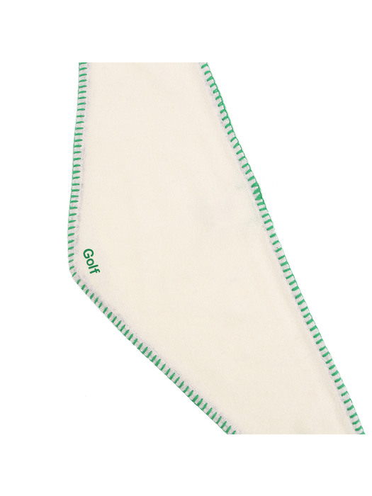 100% Cashmere petit scarf-green