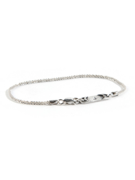 SEWN SWEN SILVER SNOW ON THE BRANCHES CHAIN BRACELET