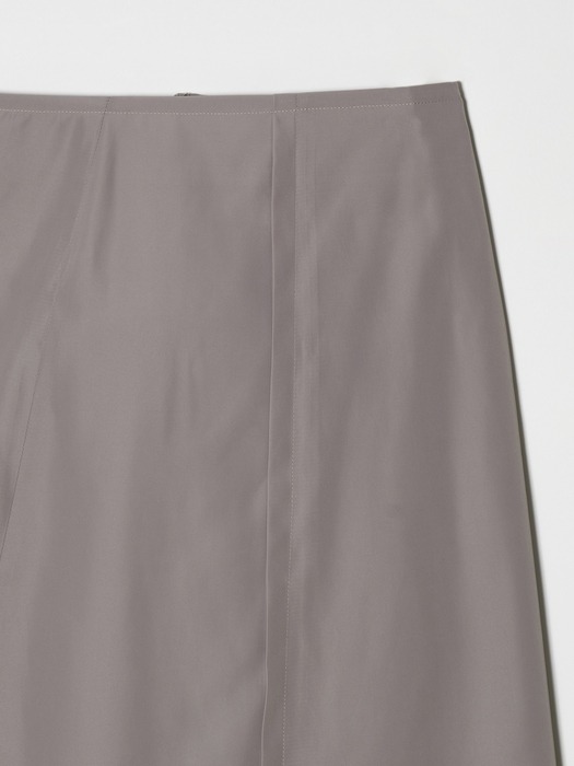 DIAG SKIRT (TAUPE GREY)