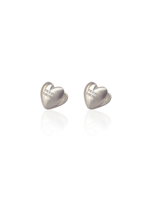 white big love earring (Silver 925)