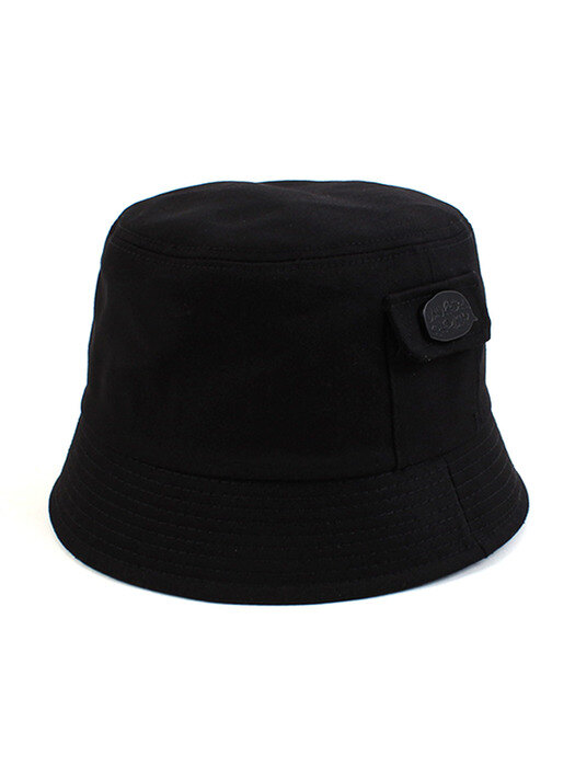 Pocket Black Drop Bucket Hat 버킷햇