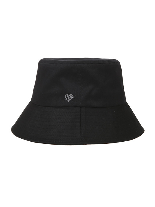 LONG SUNDAY SIGNATURE BUCKET HAT BLACK