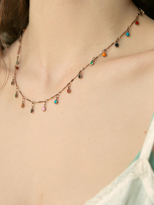 bronze sunny necklace