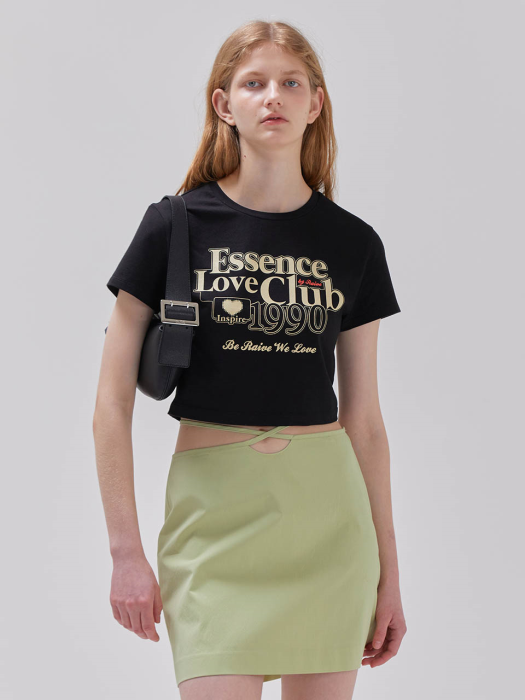 Loveclub Graphic T-shirt in Black VW3ME262-10