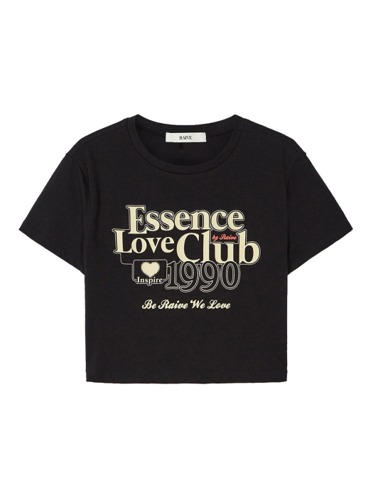 Loveclub Graphic T-shirt in Black VW3ME262-10