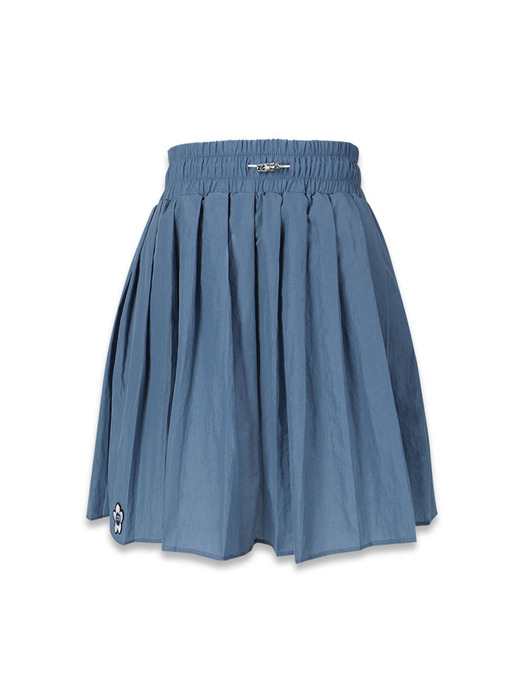 marine pleate skirt blue