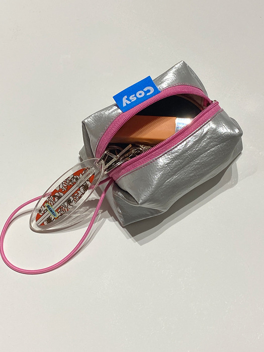 RICO  POUCH (SILVER)