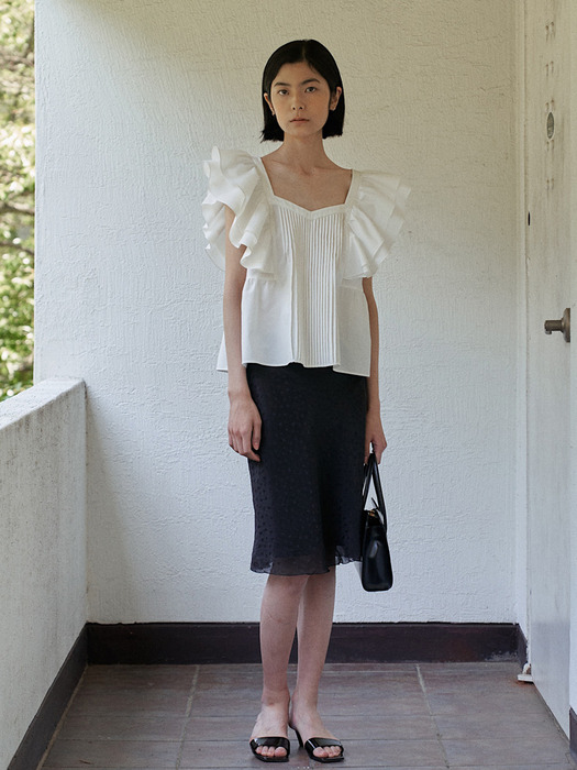 Erika Cotton Blouse in White