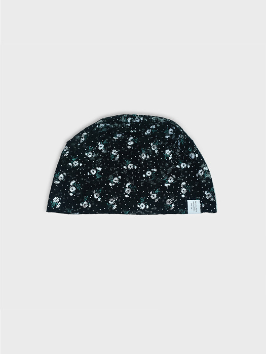 Floral SUMMER Hat (wild flower BLACK)