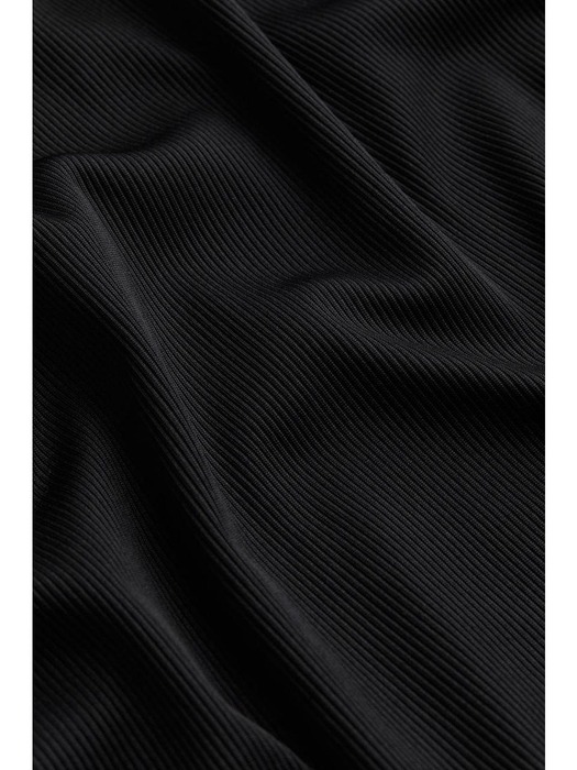개더 바디콘 드레스 블랙 1197735003