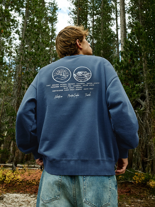 플루크 내셔널 마운틴 피그먼트 맨투맨 FMT755 / 3color