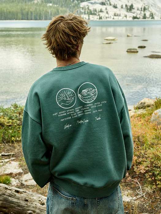 플루크 내셔널 마운틴 피그먼트 맨투맨 FMT755 / 3color