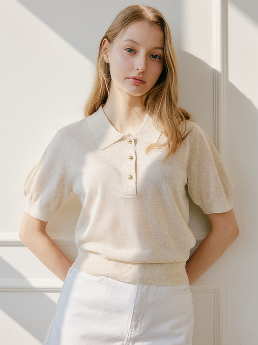 앨리 퍼프 카라 니트 / ALLIE PUFF COLLAR KNIT_4colors