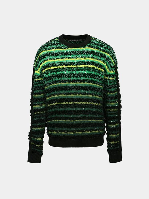 BORDON CREW-NECK SWEATER atb1066m(GREEN)