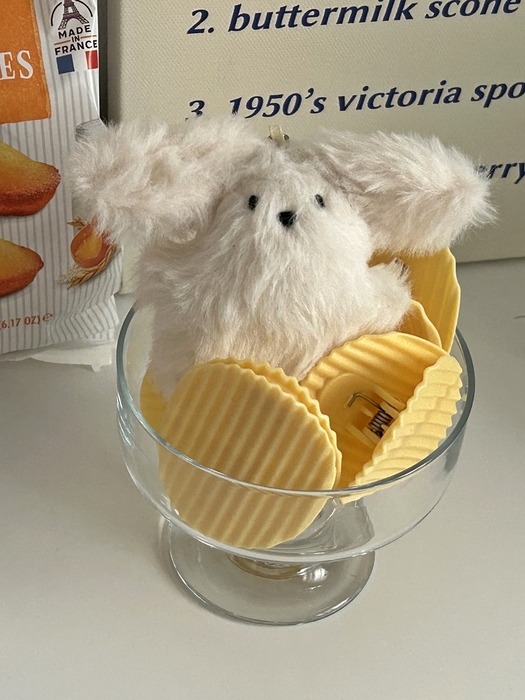 퐁실 말티즈 키링 4type 열쇠고리 인형