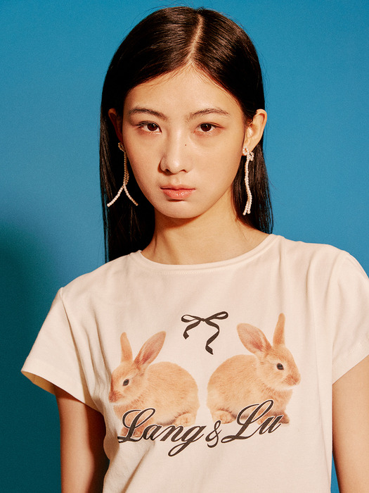 LIKE BUNNY T-Shirts(라이크 바니)_LIGHT YELLOW