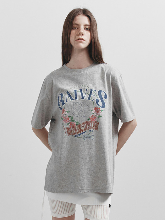 Vintage Rose Graphic T-shirt VW4SE027_3color