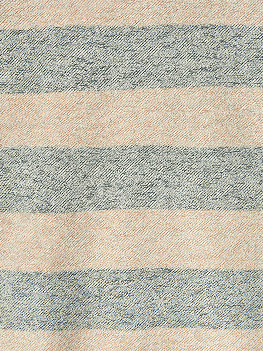 LACE UP STRIPE RUGBY TEE (BEIGE)