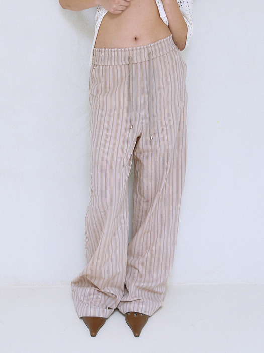 FRESH EFFORTLESS PANTS, BEIGE