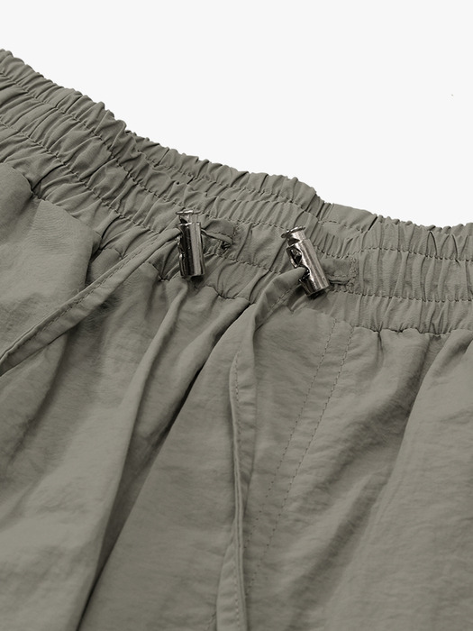 String Cargo Sharing Jogger Pants Khaki