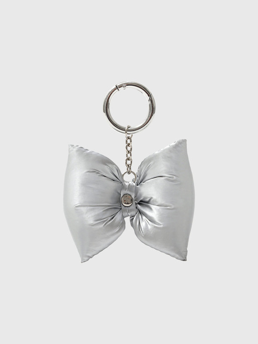 지니 패디드 리본 키링 / JINY PADDED RIBBON KEYRING_3colors