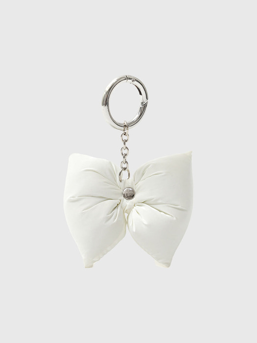 지니 패디드 리본 키링 / JINY PADDED RIBBON KEYRING_3colors