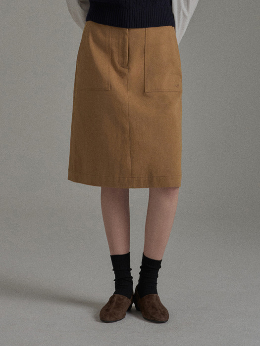 PUG MIDI SKIRT (2colors)